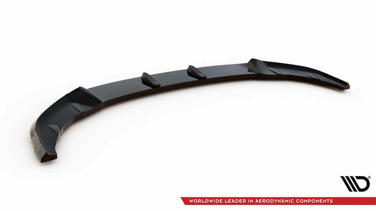 Frontlippe V.1 passend für BMW 5er / i5 M-Paket Limousine / Touring G60 / G61 schwarz Hochglanz