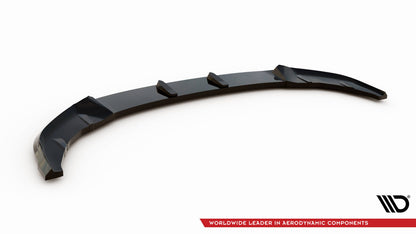 Frontlippe V.1 passend für BMW 5er / i5 M-Paket Limousine / Touring G60 / G61 schwarz Hochglanz