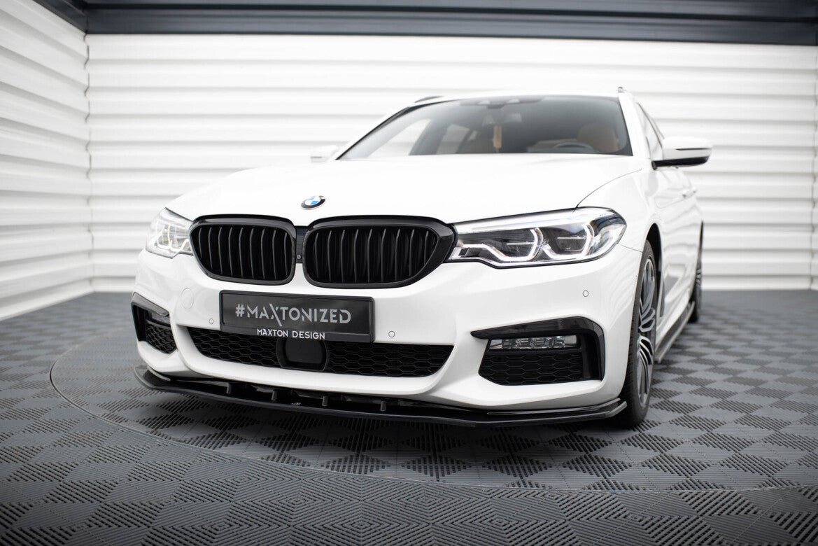 Frontlippe V.1 passend für BMW 5er M-Paket / M550d / M550i G30/ G31 M-Paket schwarz Hochglanz