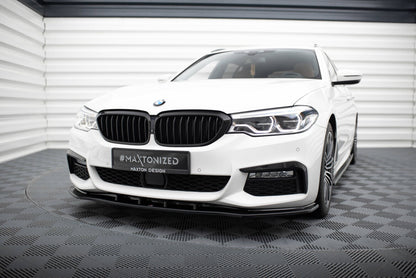 Frontlippe V.1 passend für BMW 5er M-Paket / M550d / M550i G30/ G31 M-Paket schwarz Hochglanz