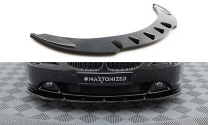 Frontlippe V.1 passend für BMW 6er Coupe E63 / Cabrio E64 schwarz Hochglanz