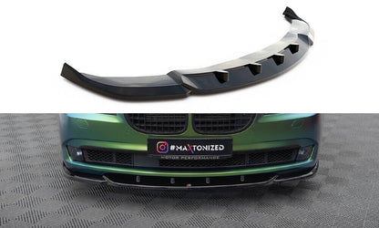 Frontlippe V.1 passend für BMW 7 F01 schwarz Hochglanz