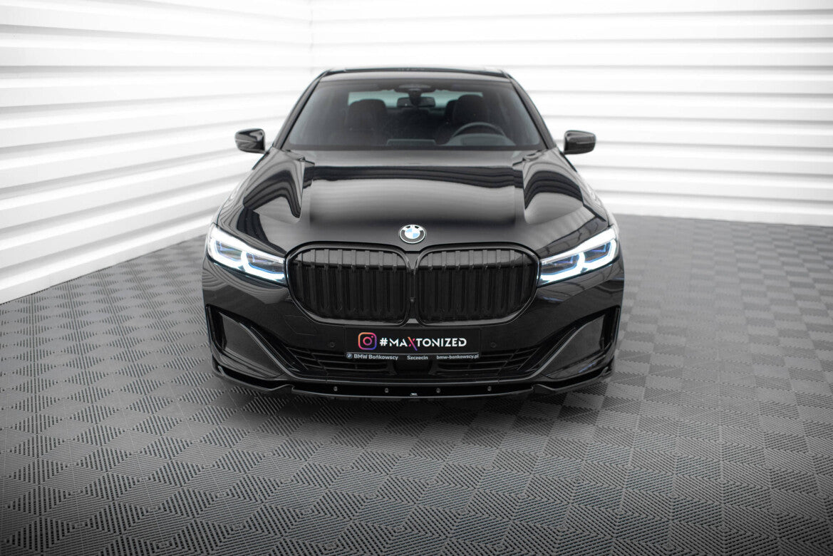 Frontlippe V.1 passend für BMW 7 G11 / G12 FL schwarz Hochglanz