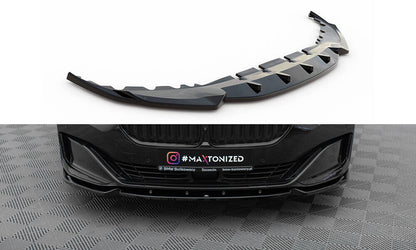 Frontlippe V.1 passend für BMW 7 G11 / G12 FL schwarz Hochglanz