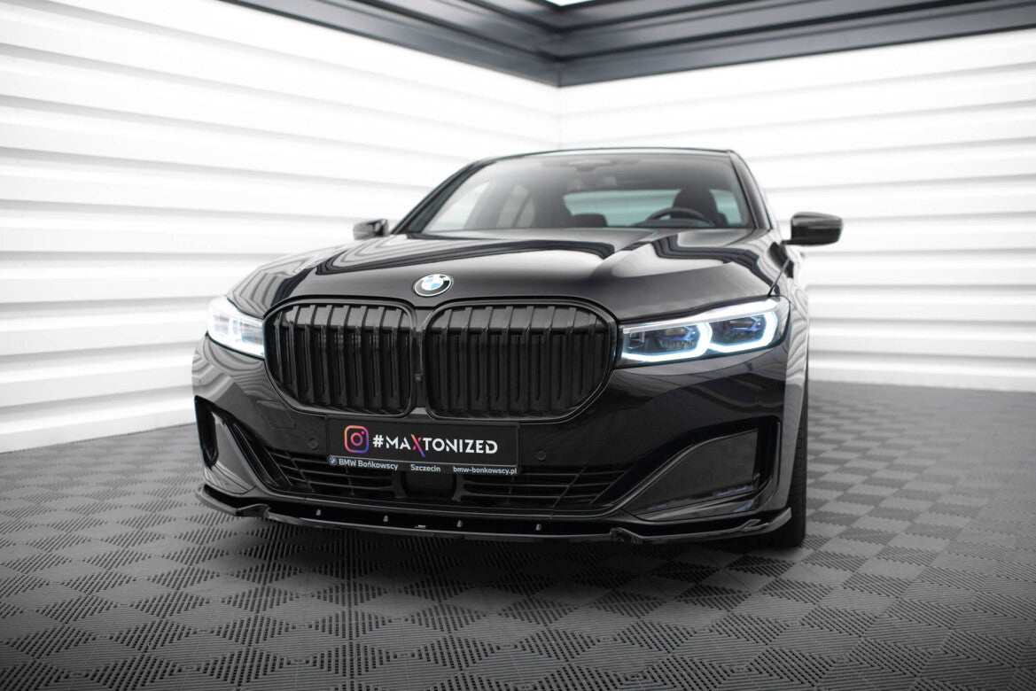 Frontlippe V.1 passend für BMW 7 G11 / G12 FL schwarz Hochglanz