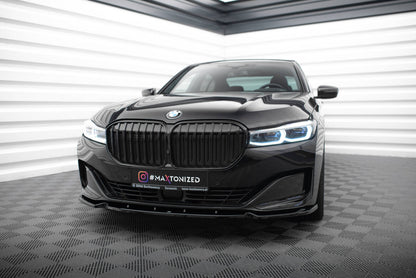 Frontlippe V.1 passend für BMW 7 G11 / G12 FL schwarz Hochglanz