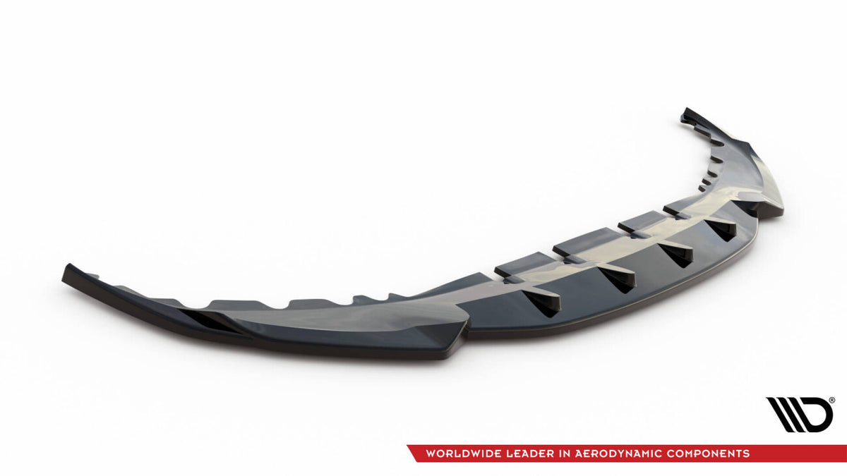 Frontlippe V.1 passend für BMW 7 G11 / G12 FL schwarz Hochglanz