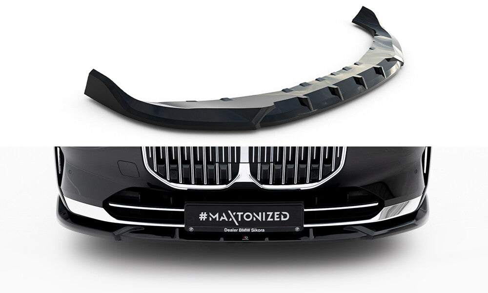 Frontlippe V.1 passend für BMW 7 G70 schwarz Hochglanz