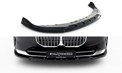 Frontlippe V.1 passend für BMW 7 G70 schwarz Hochglanz