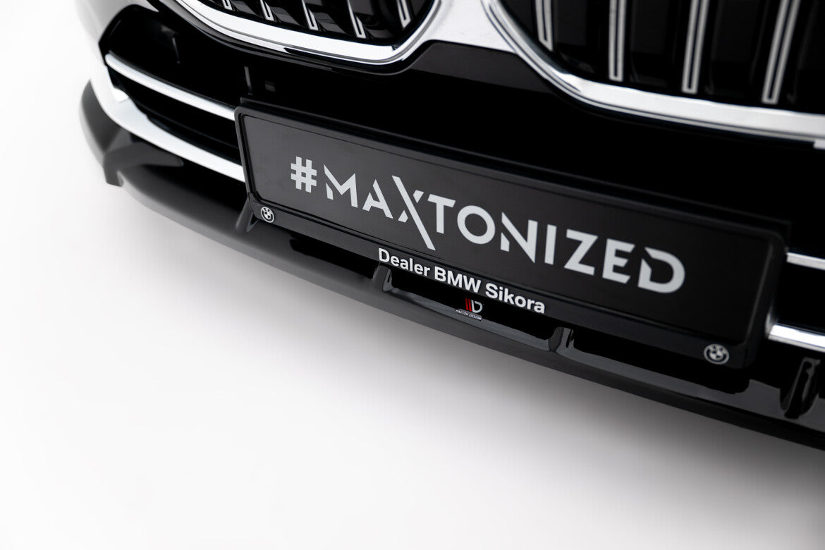 Frontlippe V.1 passend für BMW 7 G70 schwarz Hochglanz