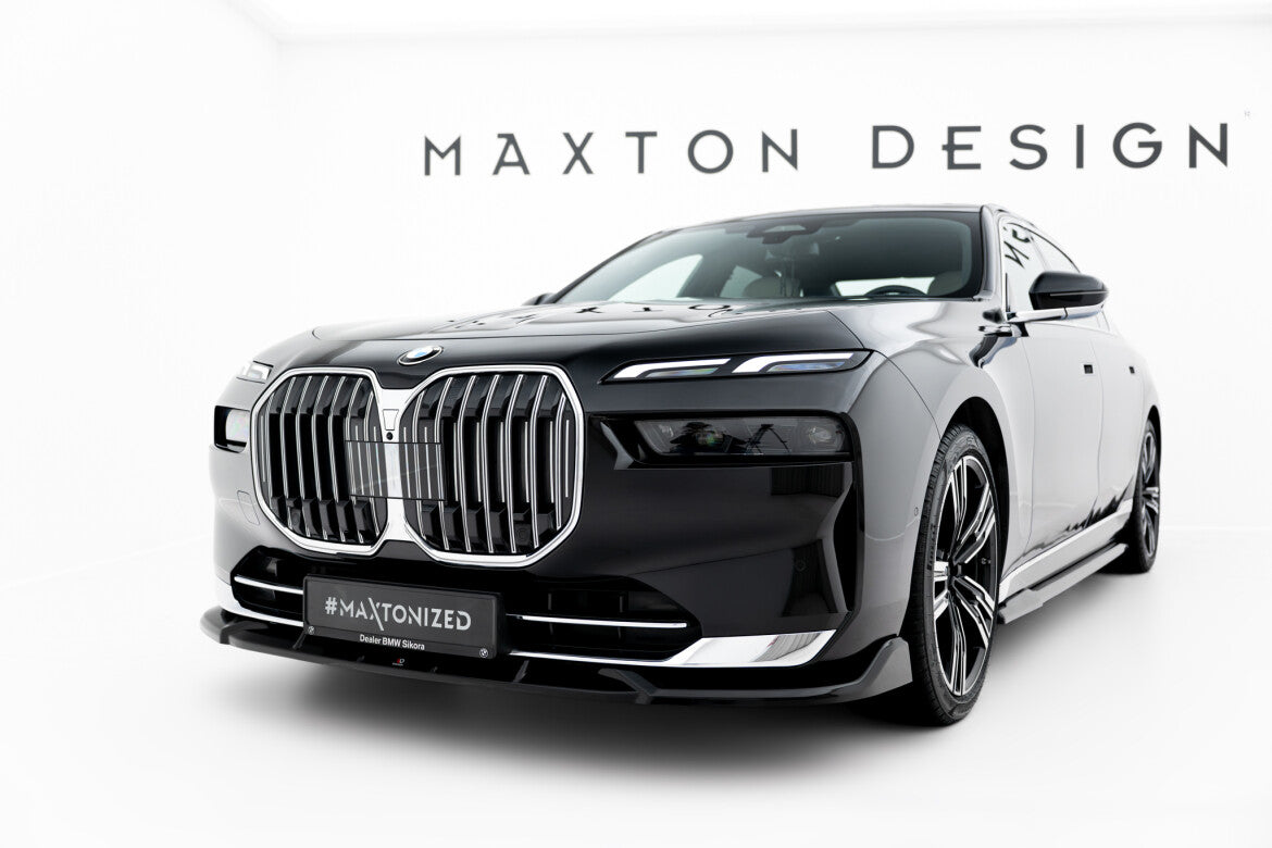 Frontlippe V.1 passend für BMW 7 G70 schwarz Hochglanz