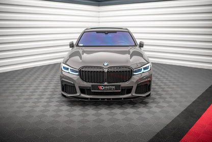 Frontlippe V.1 passend für BMW 7 M-Paket G11 / G12 FL schwarz Hochglanz