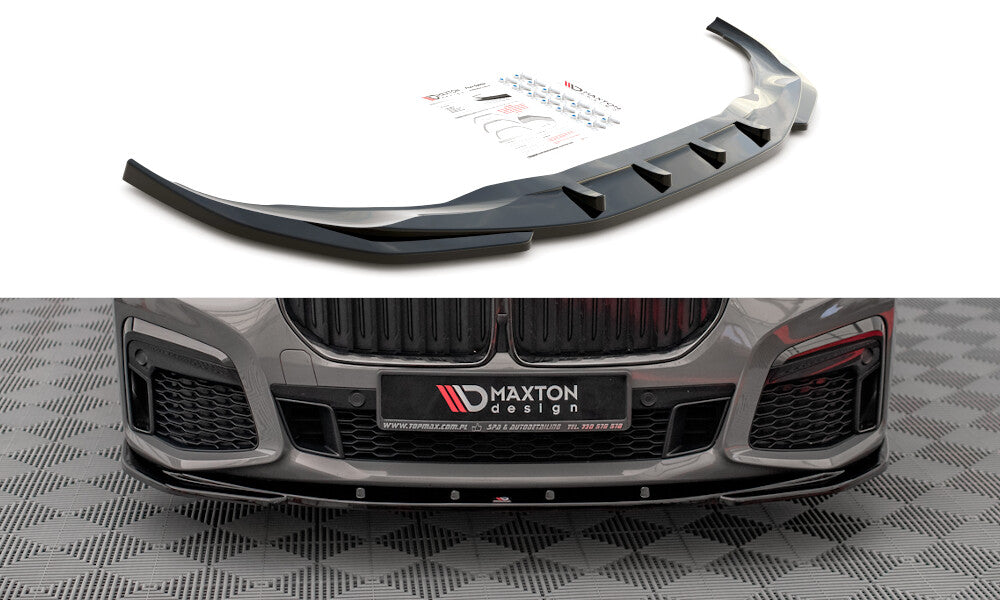 Frontlippe V.1 passend für BMW 7 M-Paket G11 / G12 FL schwarz Hochglanz