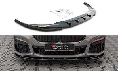 Frontlippe V.1 passend für BMW 7 M-Paket G11 / G12 FL schwarz Hochglanz