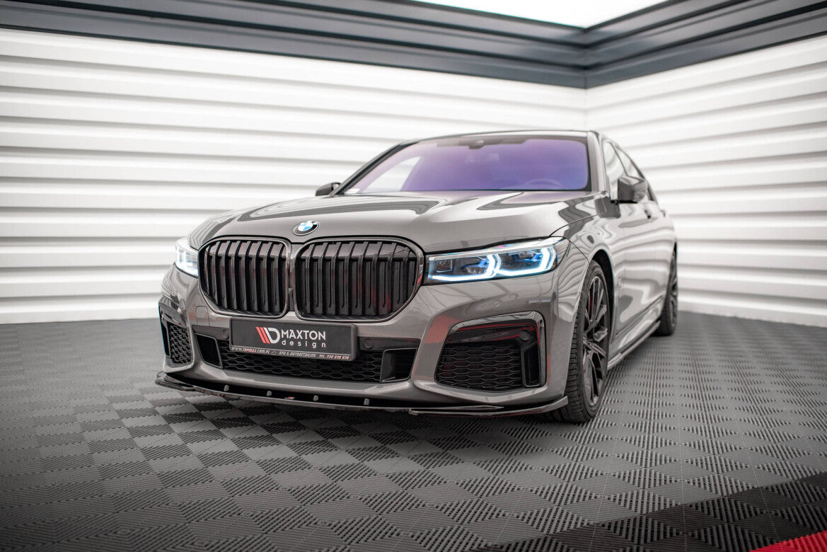 Frontlippe V.1 passend für BMW 7 M-Paket G11 / G12 FL schwarz Hochglanz