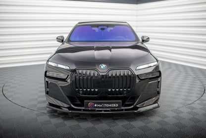 Frontlippe V.1 passend für BMW 7 M-Paket / M760e / i7 M-Paket G70 schwarz Hochglanz