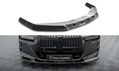 Frontlippe V.1 passend für BMW 7 M-Paket / M760e / i7 M-Paket G70 schwarz Hochglanz