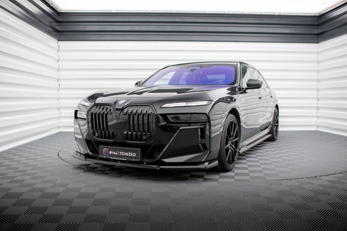 Frontlippe V.1 passend für BMW 7 M-Paket / M760e / i7 M-Paket G70 schwarz Hochglanz