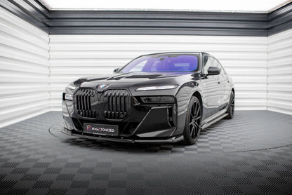 Frontlippe V.1 passend für BMW 7 M-Paket / M760e / i7 M-Paket G70 schwarz Hochglanz