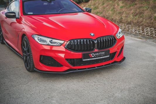 Frontlippe V.1 passend für BMW 8 Coupe G15 / 8 Gran Coupe M Paket G16 schwarz Hochglanz