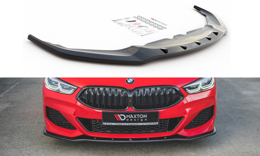 Frontlippe V.1 passend für BMW 8 Coupe G15 / 8 Gran Coupe M Paket G16 schwarz Hochglanz