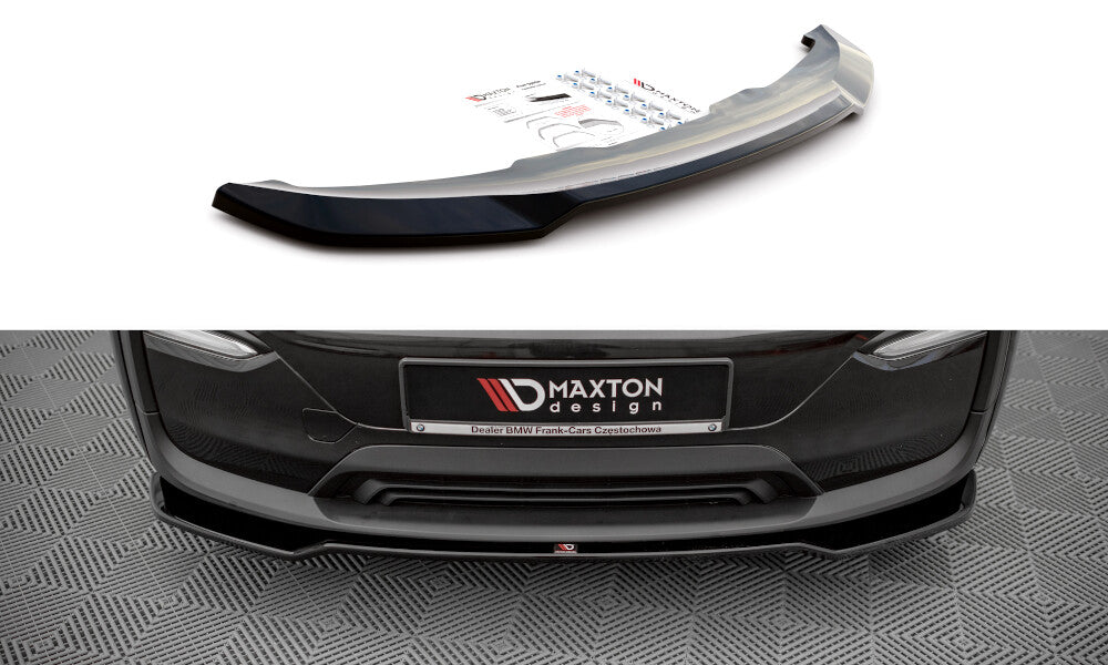 Frontlippe V.1 passend für BMW i3 S Mk1 FL schwarz Hochglanz