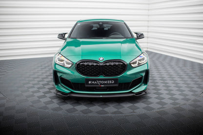 Frontlippe V.1 passend für BMW M135i F40 schwarz Hochglanz
