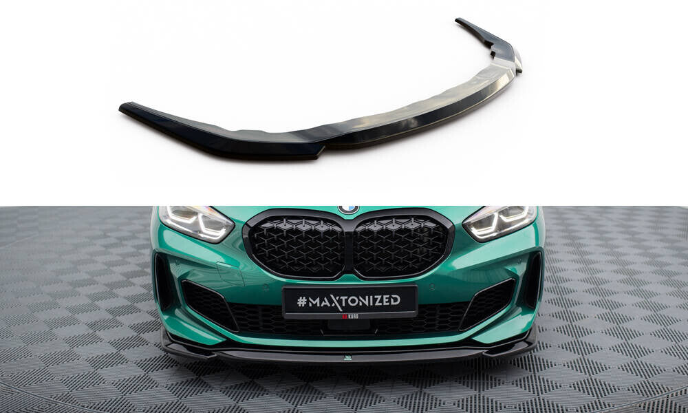 Frontlippe V.1 passend für BMW M135i F40 schwarz Hochglanz