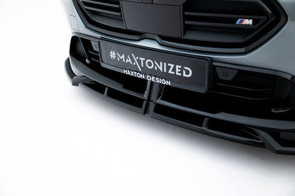 Frontlippe V.1 passend für BMW M135i M Performance F70 schwarz Hochglanz