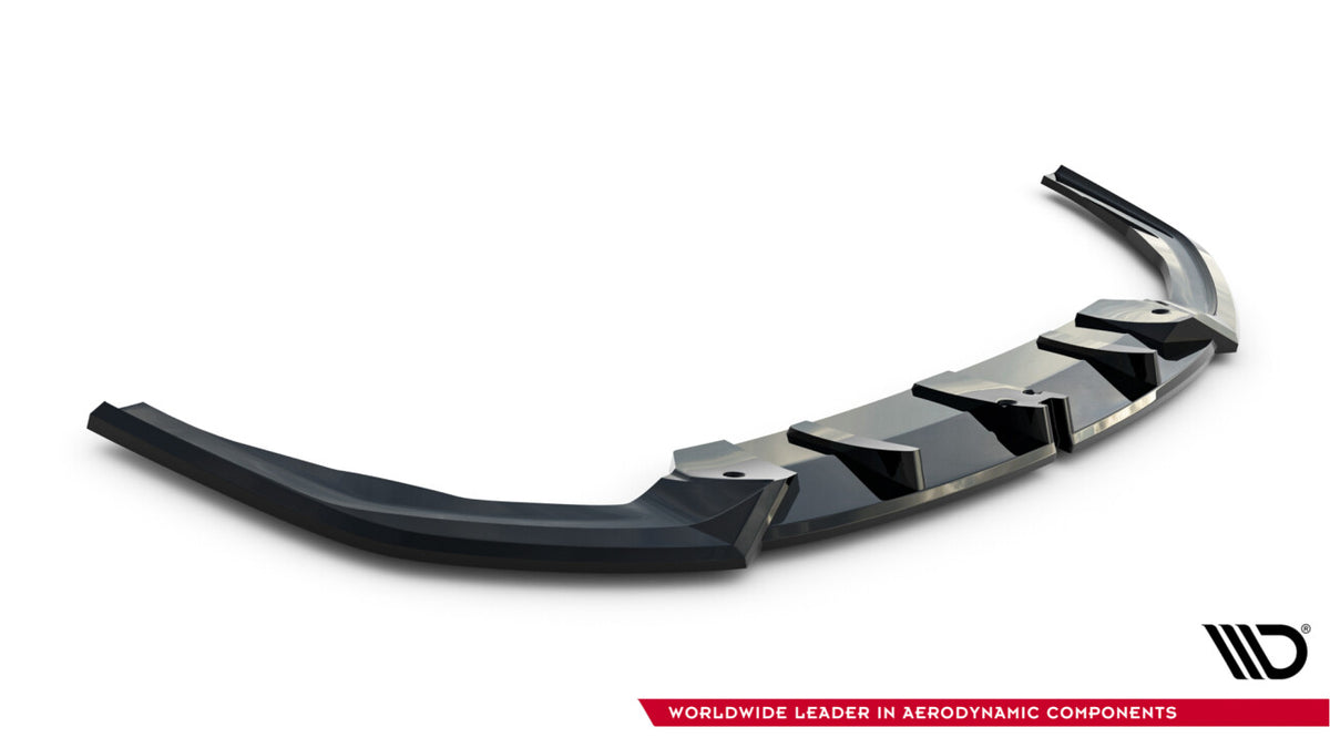 Frontlippe V.1 passend für BMW M135i M Performance F70 schwarz Hochglanz