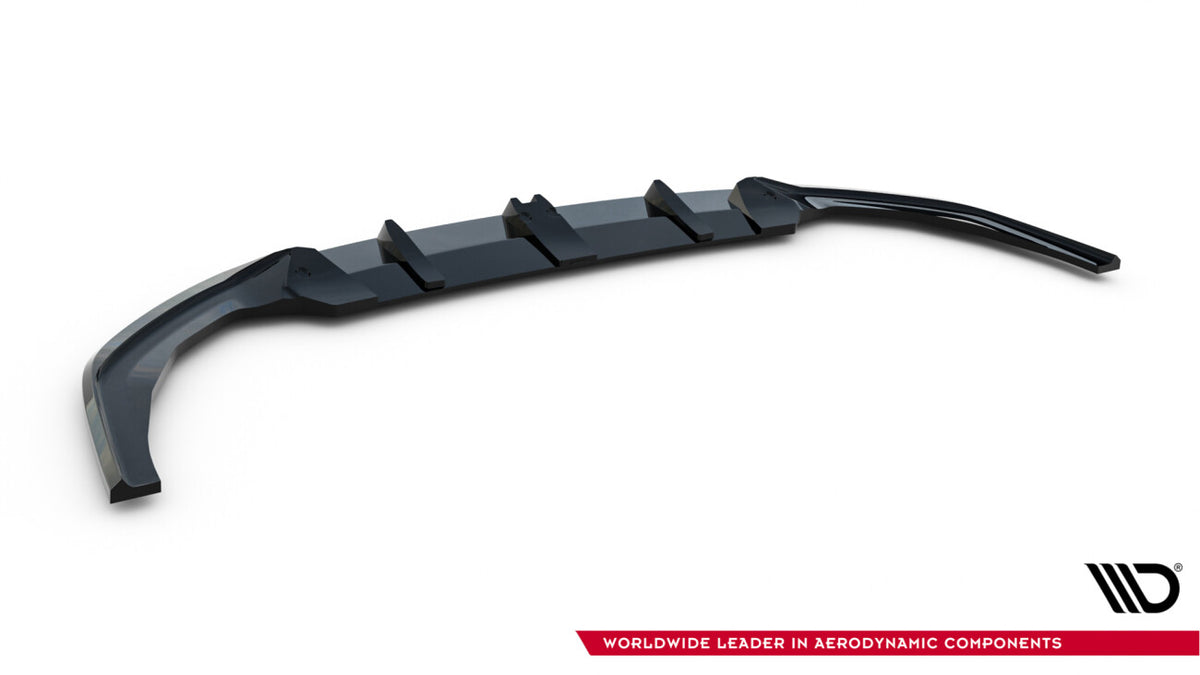 Frontlippe V.1 passend für BMW M135i M Performance F70 schwarz Hochglanz