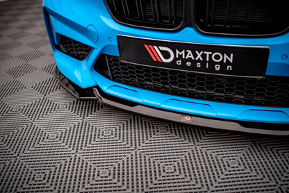 Frontlippe V.1 passend für BMW M2 Competition F87 schwarz Hochglanz