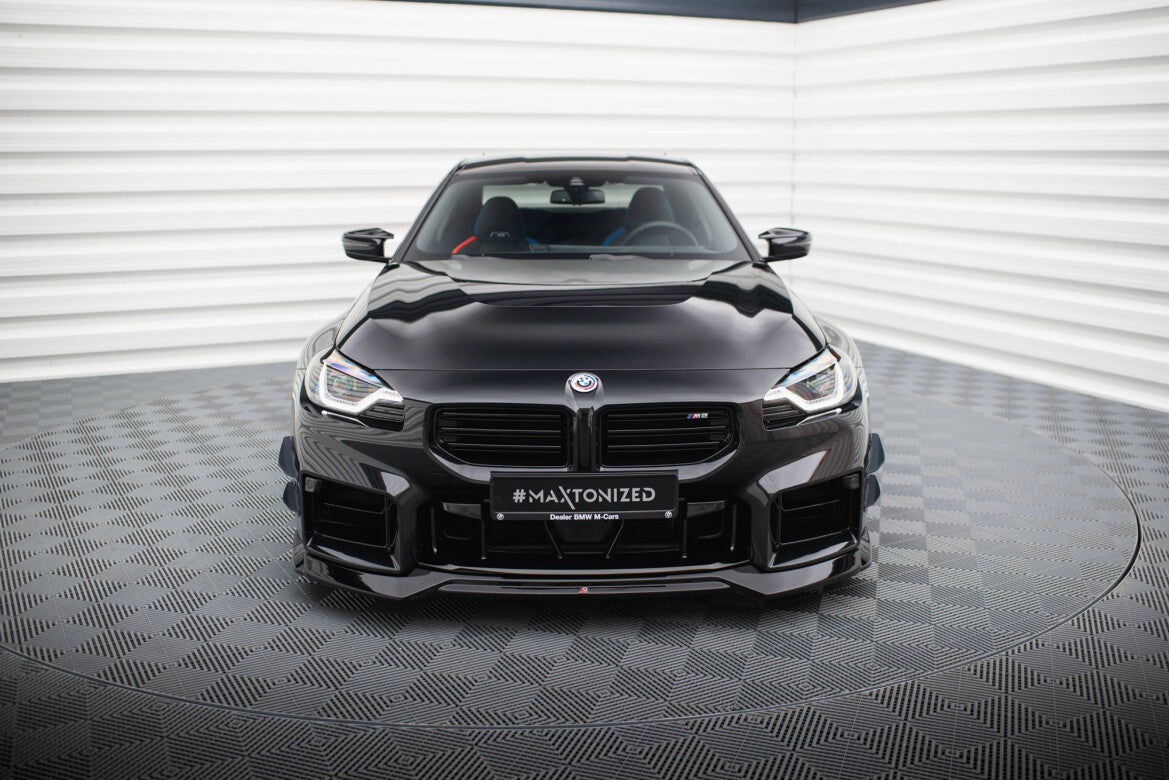 Frontlippe V.1 passend für BMW M2 G87 schwarz Hochglanz