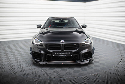 Frontlippe V.1 passend für BMW M2 G87 schwarz Hochglanz