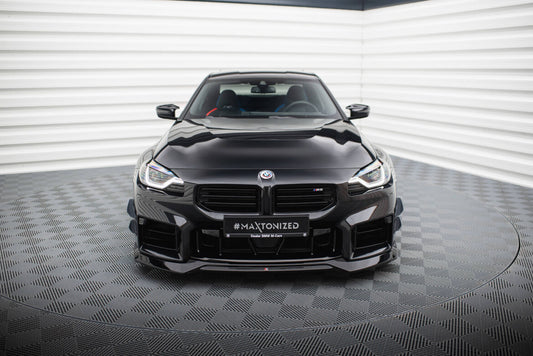 Frontlippe V.1 passend für BMW M2 G87 schwarz Hochglanz