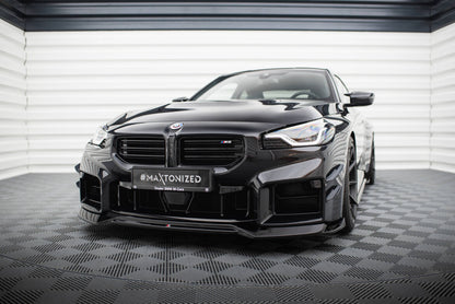 Frontlippe V.1 passend für BMW M2 G87 schwarz Hochglanz