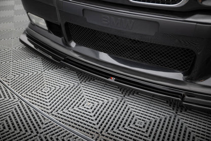 Frontlippe V.1 passend für BMW M3 / 3 M-Paket E36 Coupe schwarz Hochglanz