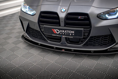 Frontlippe V.1 passend für BMW M3 / M4 G80 / G81 / G82 schwarz Hochglanz