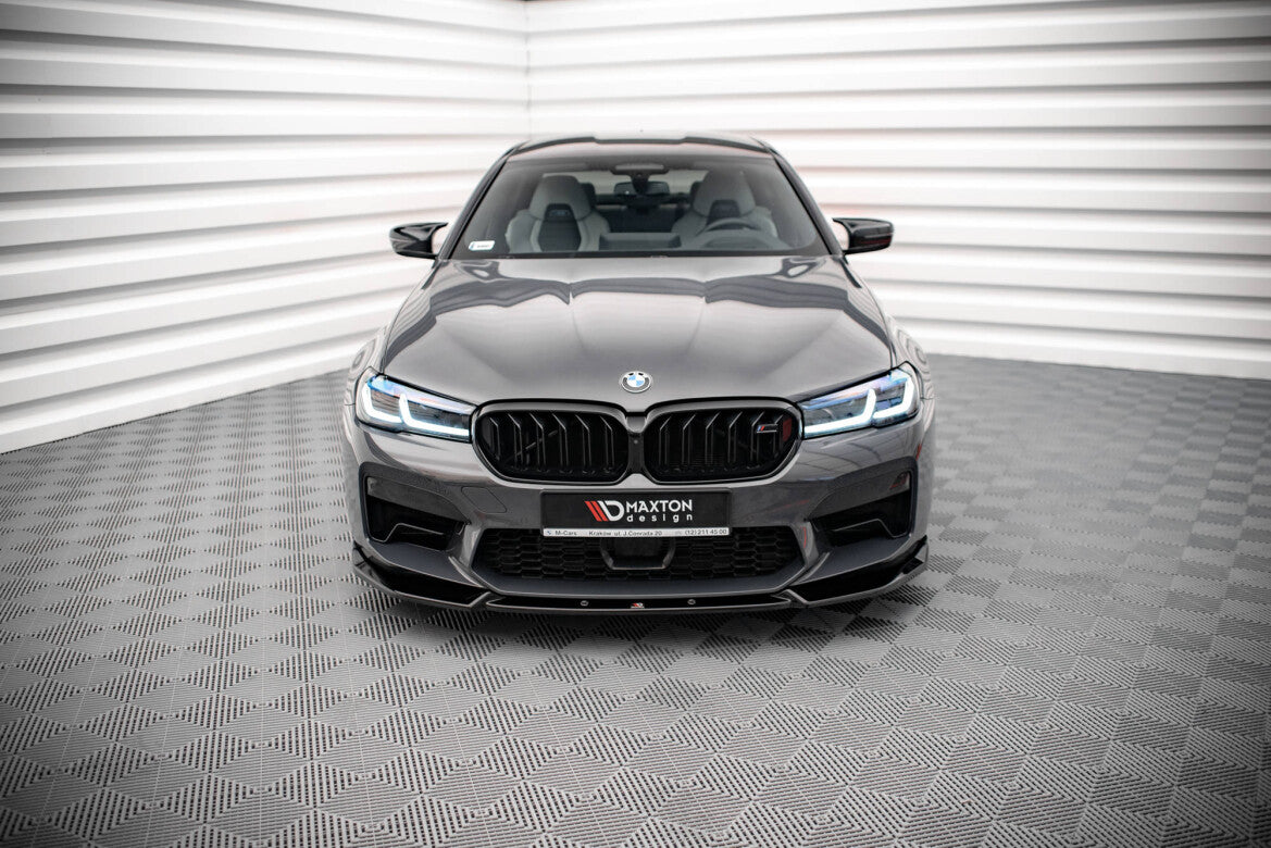 Frontlippe V.1 passend für BMW M5 F90 FL schwarz Hochglanz