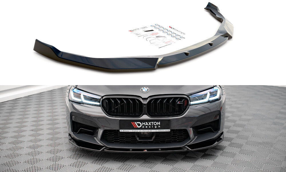 Frontlippe V.1 passend für BMW M5 F90 FL schwarz Hochglanz