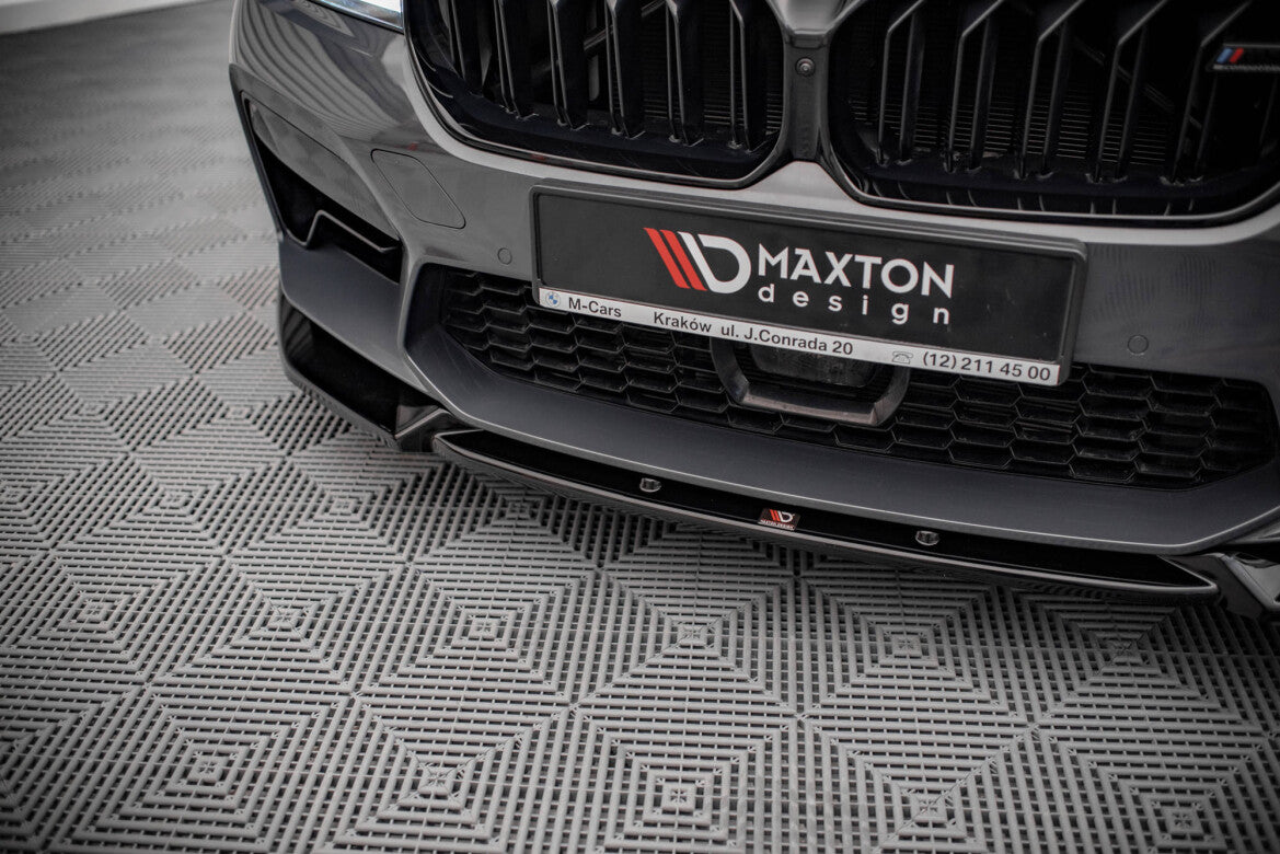 Frontlippe V.1 passend für BMW M5 F90 FL schwarz Hochglanz