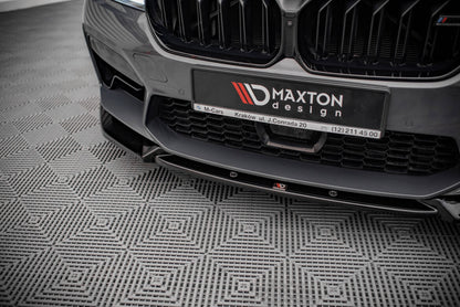 Frontlippe V.1 passend für BMW M5 F90 FL schwarz Hochglanz