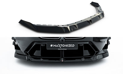 Frontlippe V.1 passend für BMW M5 Limousine / Touring G90 schwarz Hochglanz