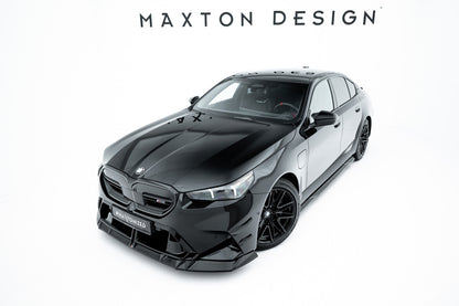 Frontlippe V.1 passend für BMW M5 Limousine / Touring G90 schwarz Hochglanz