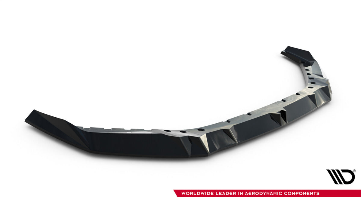 Frontlippe V.1 passend für BMW M5 Limousine / Touring G90 schwarz Hochglanz