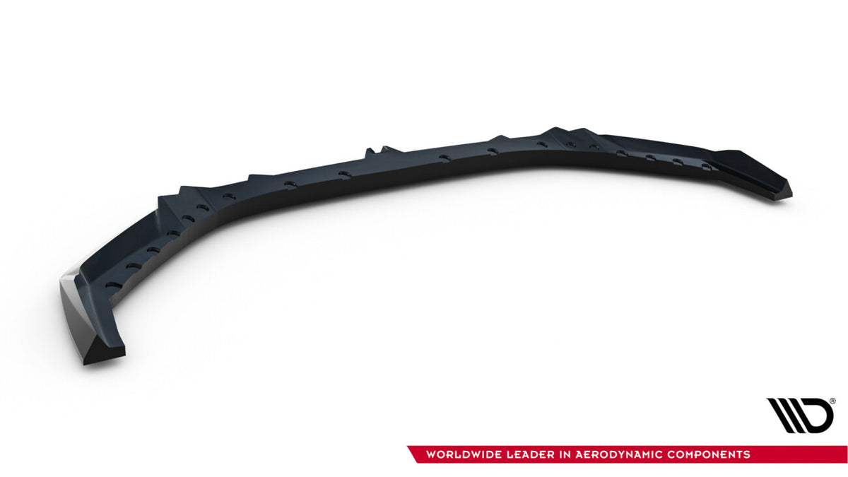 Frontlippe V.1 passend für BMW M5 Limousine / Touring G90 schwarz Hochglanz