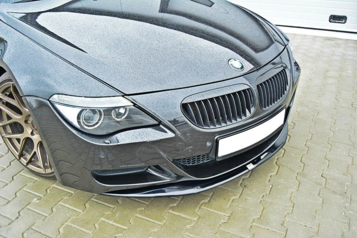 Frontlippe V.1 passend für BMW M6 E63 schwarz Hochglanz