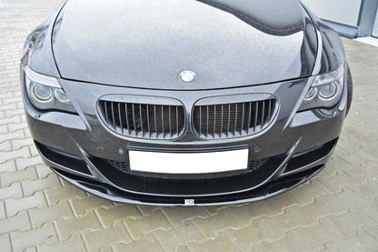 Frontlippe V.1 passend für BMW M6 E63 schwarz Hochglanz
