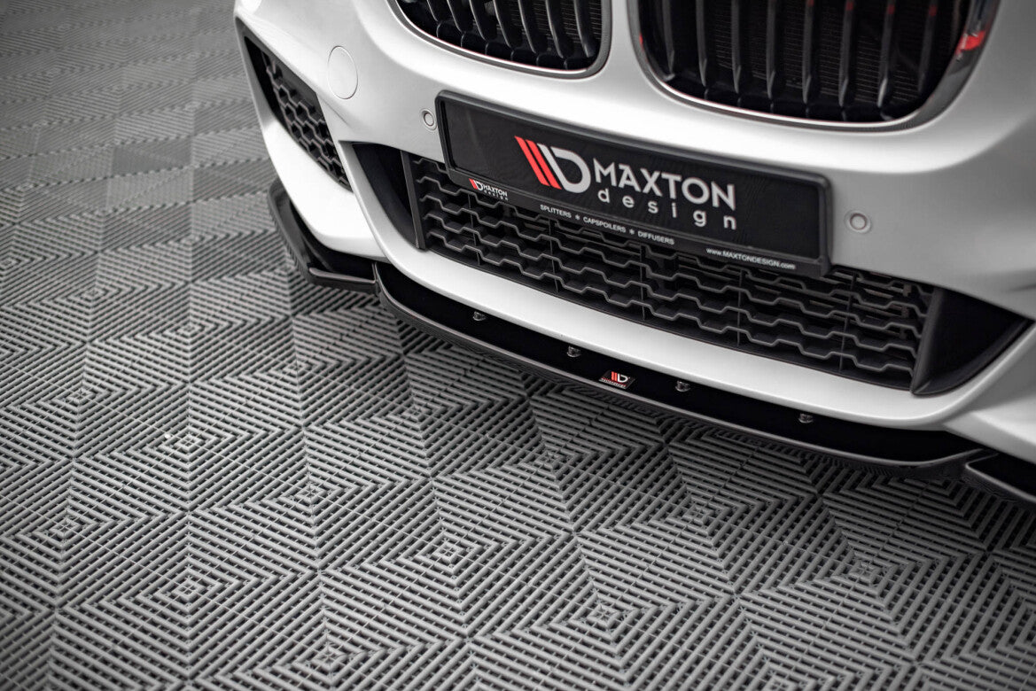 Frontlippe V.1 passend für BMW X1 M-Paket F48 schwarz Hochglanz