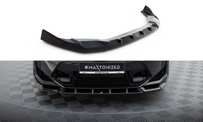 Frontlippe V.1 passend für BMW X3 M F97 FL schwarz Hochglanz